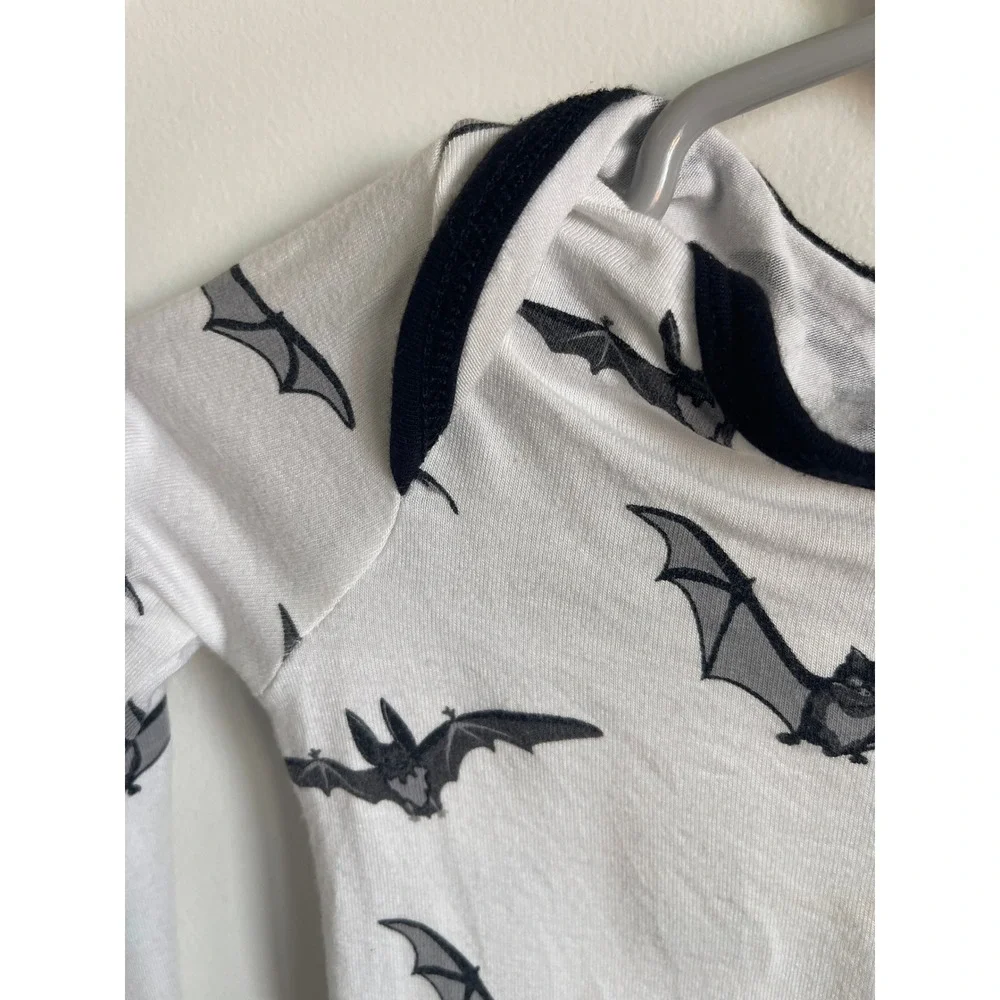 Kyte Baby Bats Bamboo Long Sleeve Bodysuit  6-12 Months